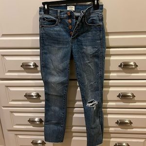 JCrew Girls stretch vintage Jean